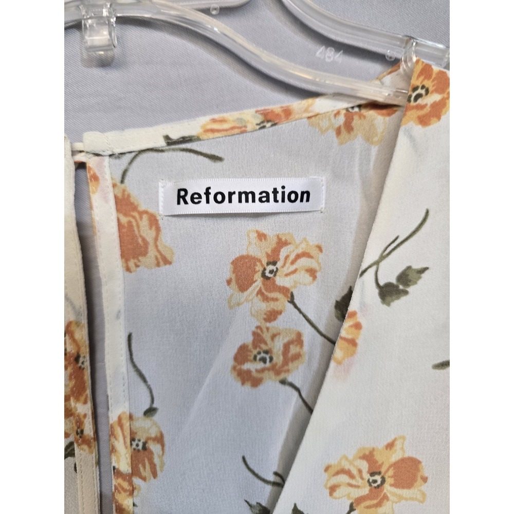 reformation wellfleet Dress Midi 4 Floral - Picture 3 of 4